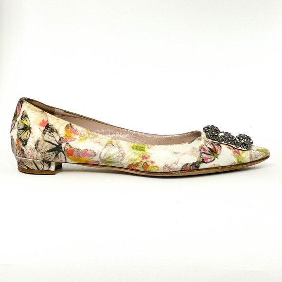 Manolo Hangisi Butterfly Flats- Size 40 - Picture 4 of 9